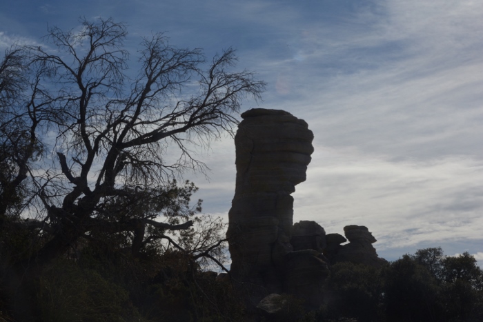 rock formation at Windy Point Vista